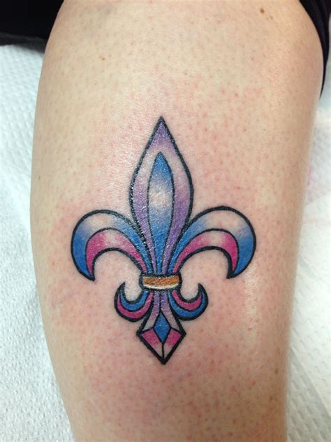 fleur de lis tattoo meaning|small fleur de lis tattoo.